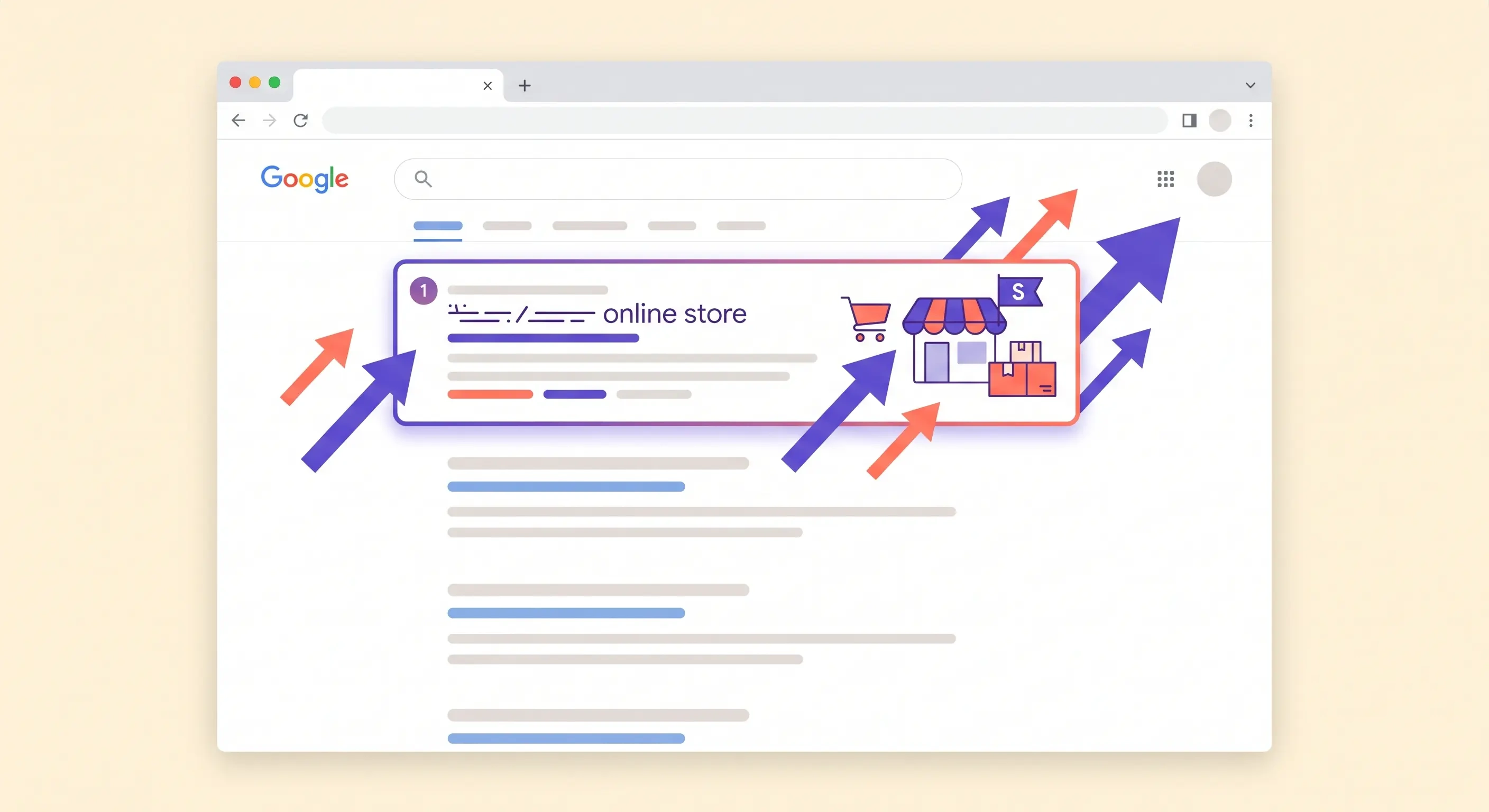 Tienda de Tiendanube posicionada en Google