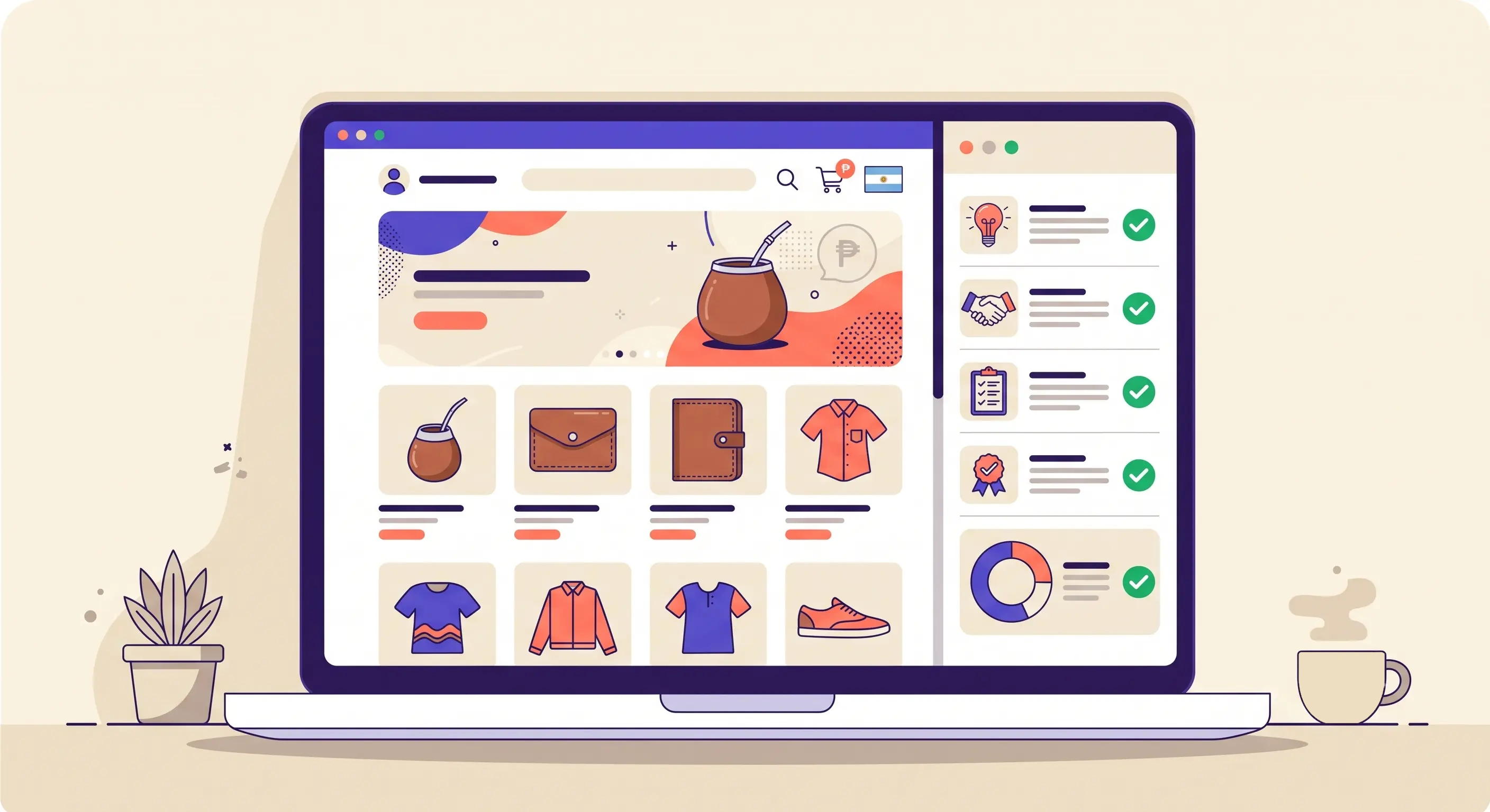 Revisión gratuita de una tienda Tiendanube